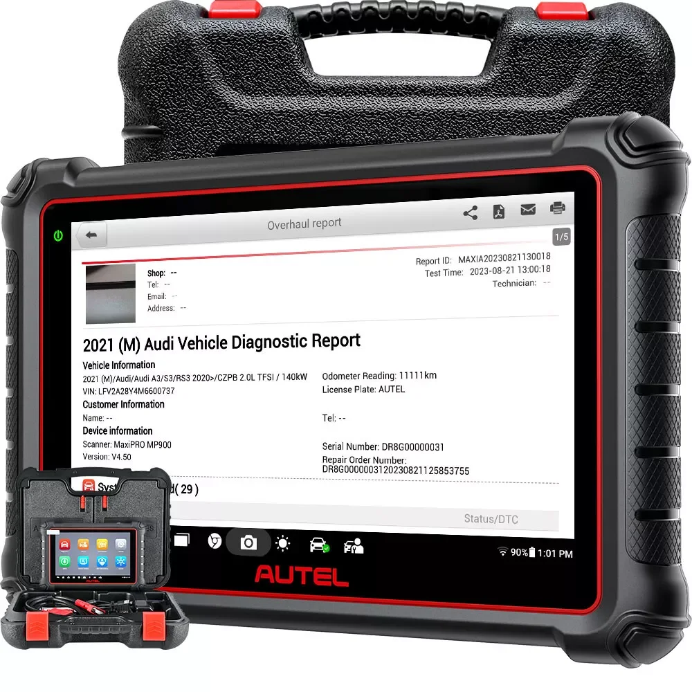 Autel MaxiCOM MK900 Диагностический сканер Все системы Активный тест OBDII Сканер DoIP CAN FD FCA Autoauth SGW Обновление MK808BT PRO