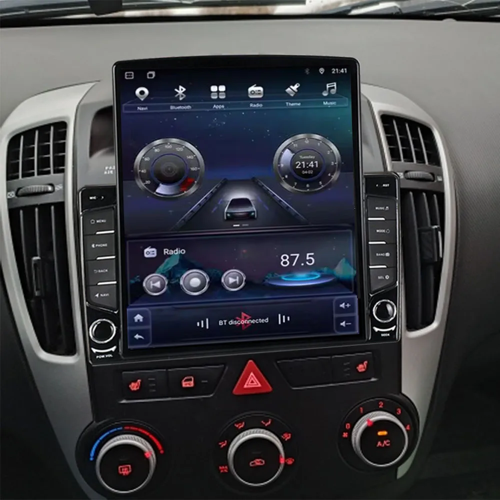 Фото Tesla Style 2Din Android 14.0 Автомобильный радиоприемник для KIA CEED 2010 2011 2012 Мультимедийный видеоплеер GPS Стерео Carplay DSP RDS Камера №2