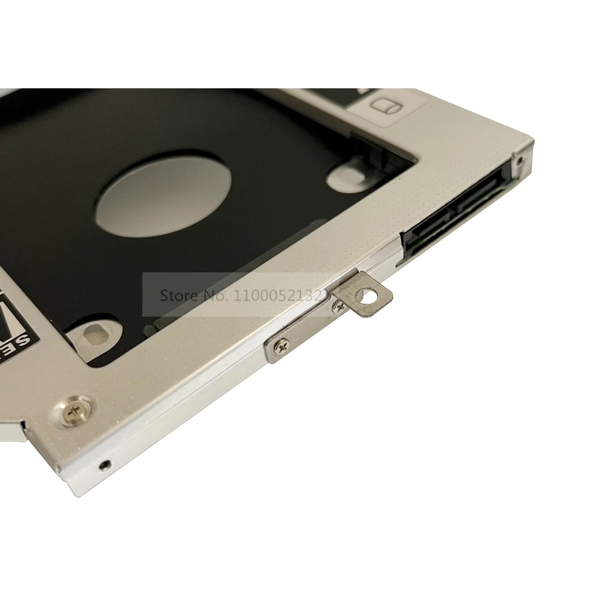 Фото С серой лицевой панелью, 2-й SSD HDD, жесткий диск, оптический отсек, рамка Caddy, кронштейн для Lenovo IdeaPad 320 330 520 Series №4