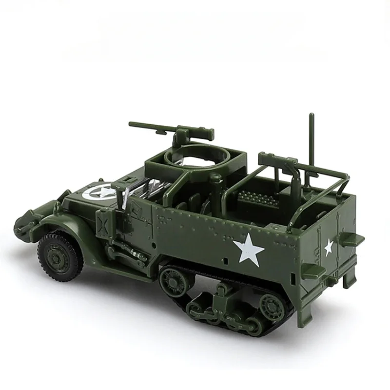 Фото 1/72 США M3A1 полугусеничный бронированный персонаж без клея пластиковая сборка военная модель колесницы игрушка для мальчика №4