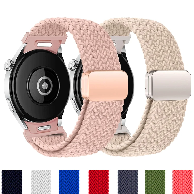 Плетеный Ремешок Для Samsung Galaxy Watch 6 Classic/5 Pro С Магнитной Застежкой Без Зазоров, Совместимый С Моделями 40 Мм, 42 Мм
