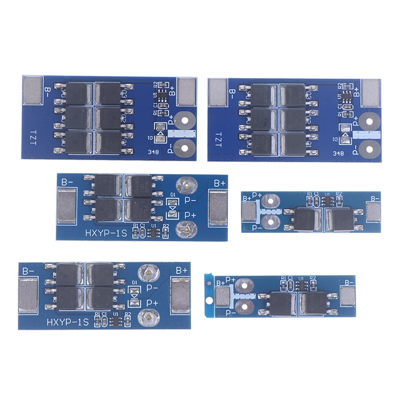 Плата защиты литиевой батареи BMS 1S 12A 16A 24A 3,7 В LiFePO4 18650 4,2 В Напряжение зарядки/короткая цепь/предотвращение перезарядки