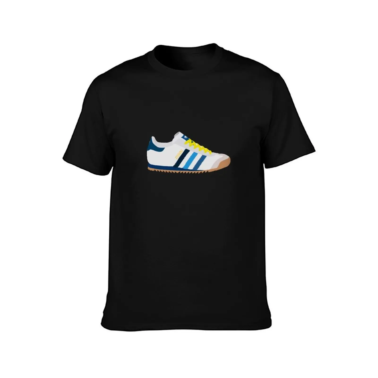 Фото Футболка Zissou Shoe, мужские повседневные футболки для мужчин, винтажная футболка с графическим рисунком №2