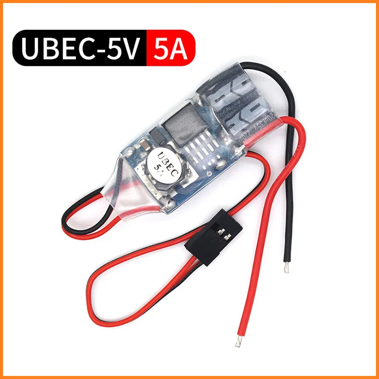 RC UBEC 3A 5A 7A 15A Самый низкий RF шум BEC Полный экранирующий импульсный регулятор с защитой от помех для радиоуправляемого дрона, лодки, автомобиля, вертолета