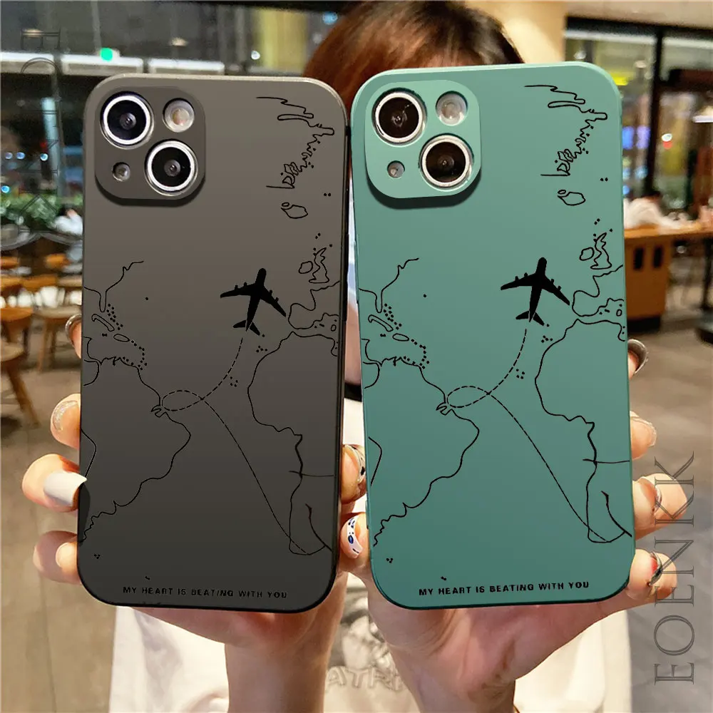 Фото Чехол для телефона Travel-nspired с рисунком самолета для Xiaomi Redmi 10, 12, 13 C, Redmi Note 8, 9, 10, 11, 12, 13 Pro Plus, мягкий чехол для телефона №5