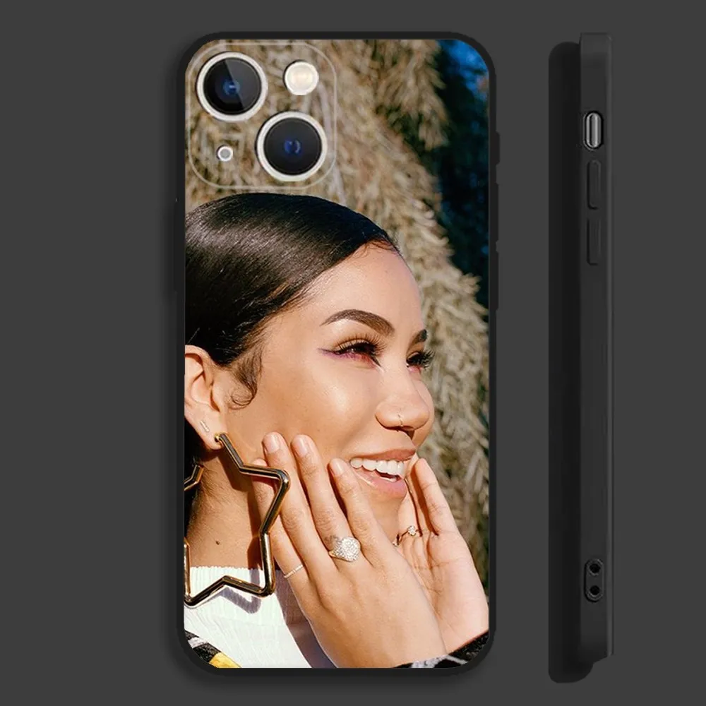 Мягкий черный Чехол Jhene Aiko Singer для iPhone15,14,13,12,11,Pro,Max,Plus,Mini,X,XS,XR,8,7,6,S,Plus,SE (art.: 3920c65ee2832) - 3920c65ee2832