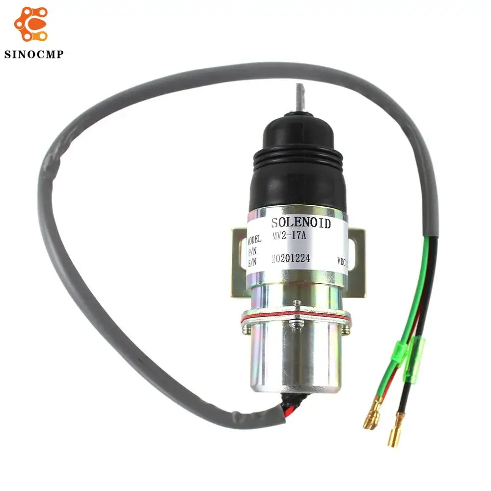 Запорный электромагнитный клапан MV2-17A MV217A 1819100520 для 4JG1 4JG2 6BG1 6BB1 FD115-6 вилочных подъемников, двигателей, электромагнитные аксессуары