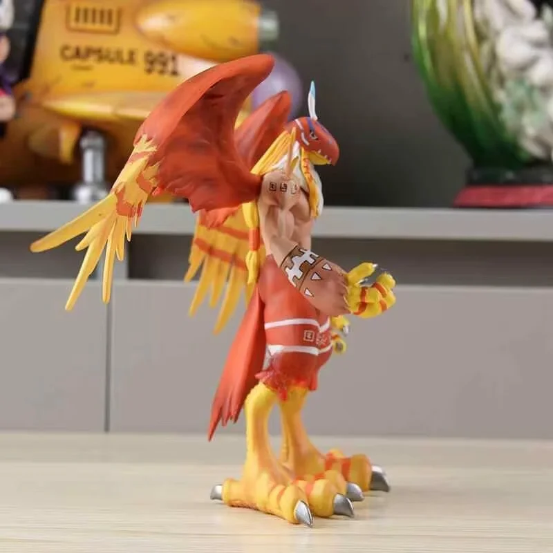 Фото Фигурка аниме Digimon, фигурки пиямонов, фигурки Birdramon, фигурки Garudamon, Gk, статуя из ПВХ, кукла, рождественские подарки, коллекция украшений, игрушки №4