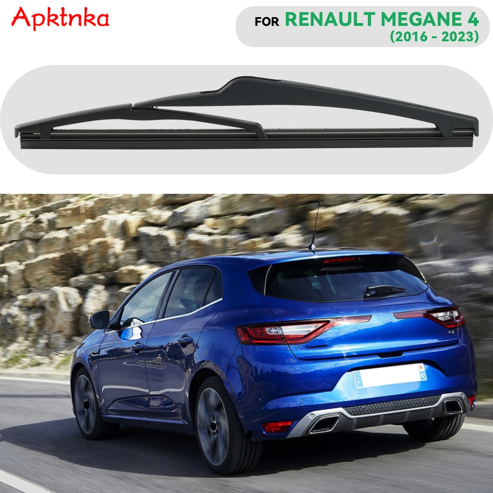 Заднее лобовое стекло, щетка задней двери, 10 дюймов для Peugeot 5008 2 P87 Renault Mégane 4 2018 2019 2020 2021 2022 2023