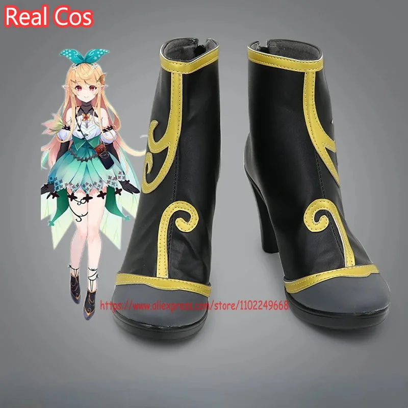 Новинка 2024 года, RealCos Vtuber LazuLight Pomu Rainpuff, обувь для косплея, ботинки, аксессуары для костюма для косплея на Хэллоуин ☆ ☆ ☆