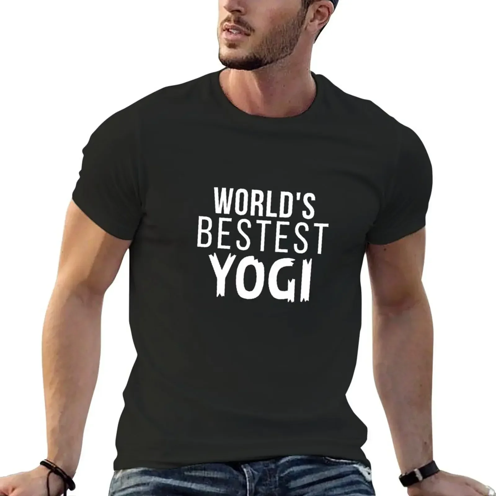 Футболка BEST YOGI, хлопковые мужские футболки, футболки с рисунком, забавная рубашка, хлопковые рубашки, футболка для мужчин
