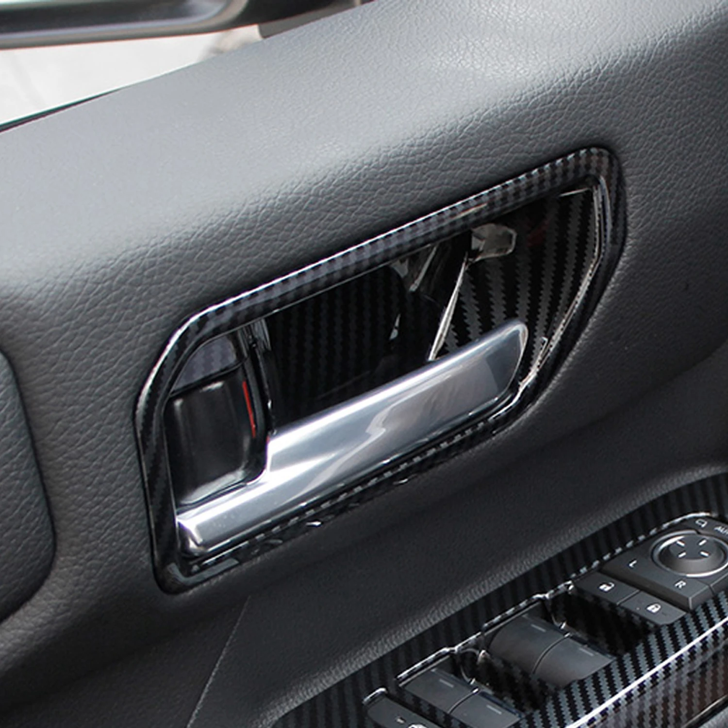 Фото Для Toyota Prado LC250 2024 ABS крышка дверных ручек отделка 4 шт. автостайлинг аксессуары для внутренних деталей №4