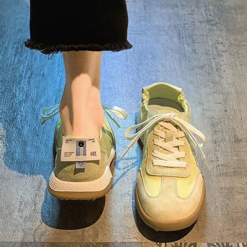 Фото Женская обувь для бега в тренажерном зале, женская обувь Low Off White 39, вулканизированная стильная акция, тренды высокого качества 2024, весна A №2