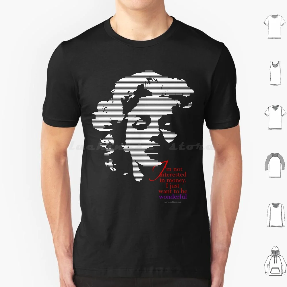 Замечательная футболка Marilyn 6Xl хлопковая крутая футболка красивая красота Дива Мэрилин деньги Монро Цитата замечательная Мэрилин
