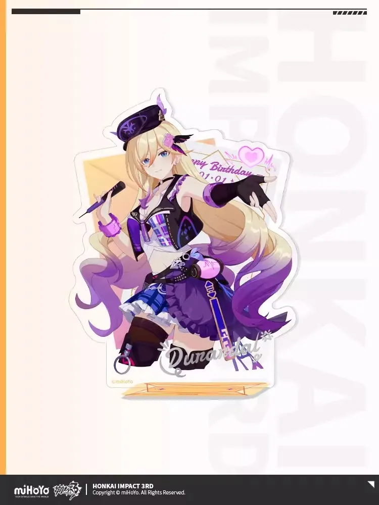 Фото Предварительная продажа miHoYo официальный Honkai Impact 3 желтка 2024 сувенир на день рождения Подарочная коробка Звездная ночь липкая подвеска значок Косплей №3