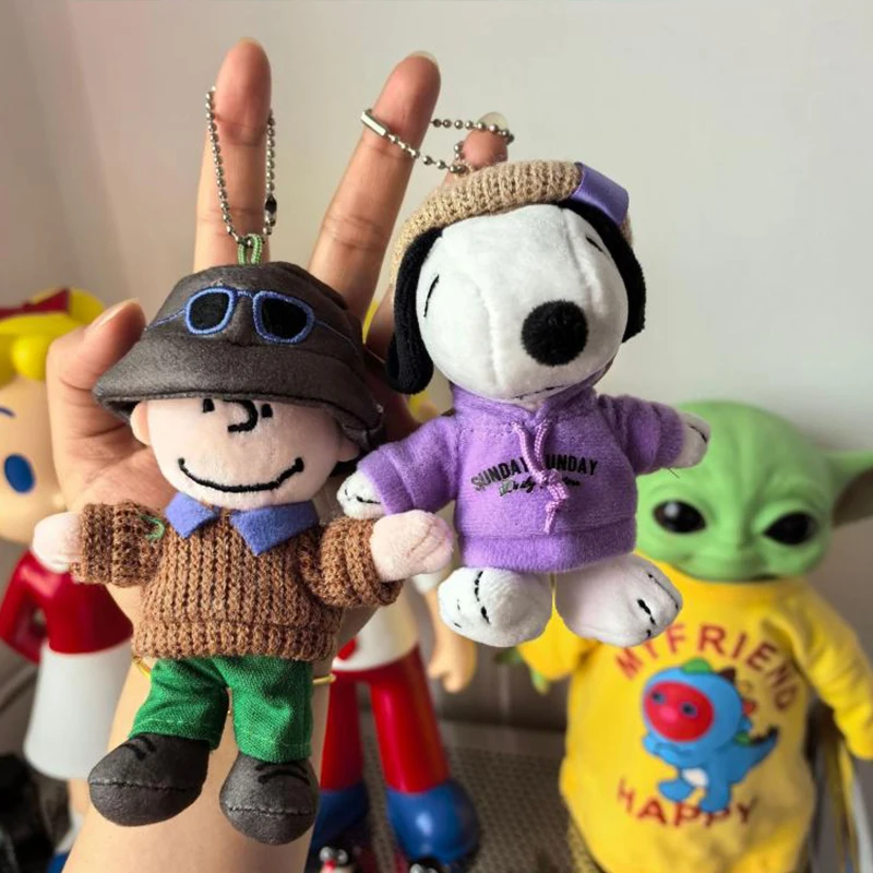 Брелок Snoopy в японском стиле, подвеска для рюкзака, украшение для автомобиля, брелок для пары, высокое качество, брелок для ключей, подарок на день рождения, друг ﻿ ﻿