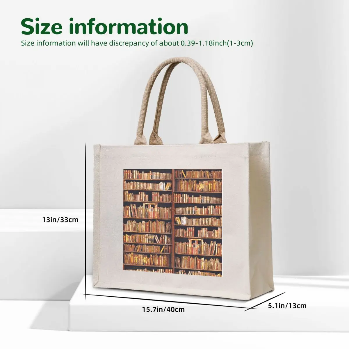 Фото Bibliophile Tote Bag, ручные сумки, отличная сумка, экологические сумки, холщовые сумки №5