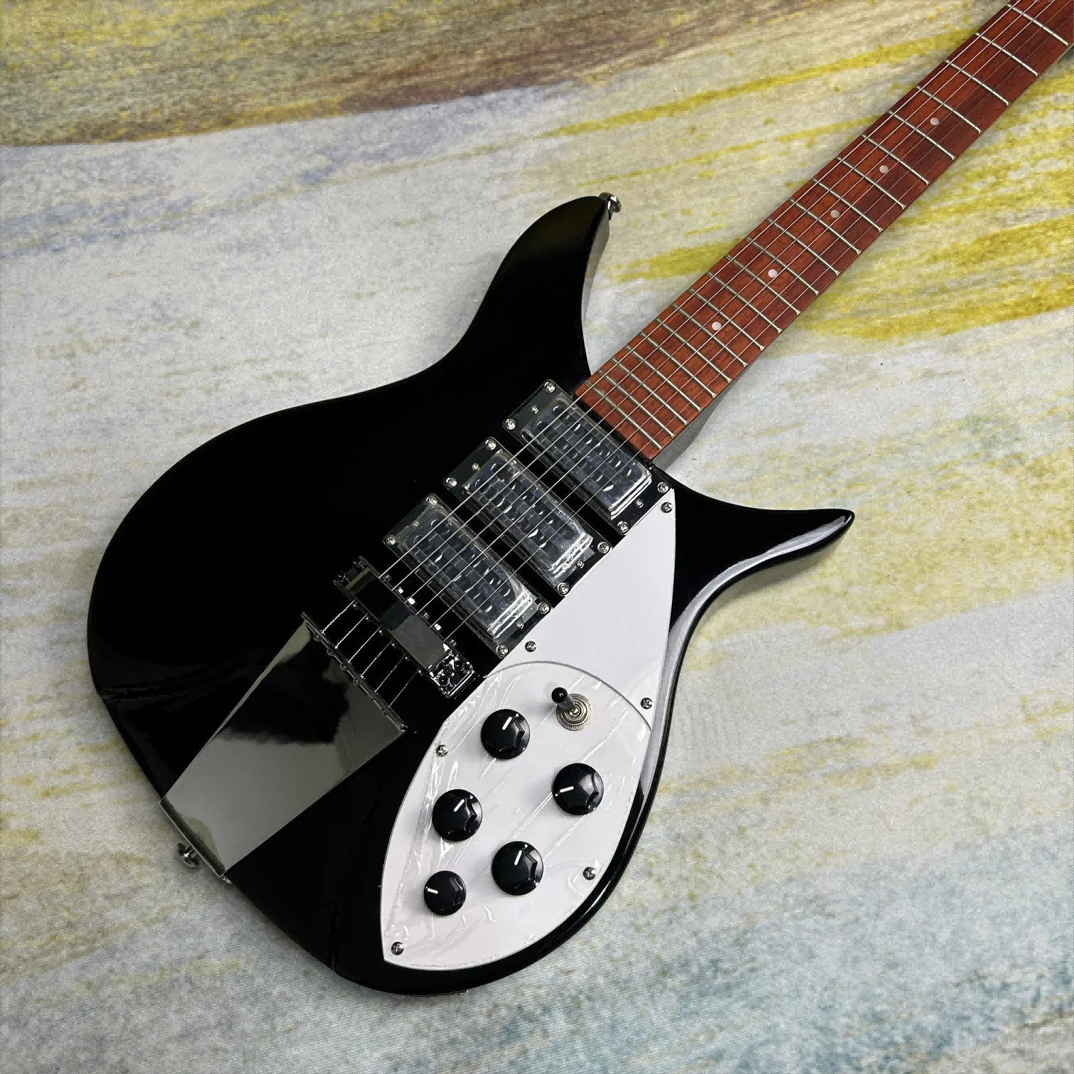 Электрогитара Rickenbacker 325, издание John Lennon, корпус из липы, гриф из палисандра, черный цвет, бесплатная доставка, Gleeson