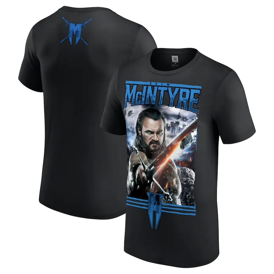 Мужская черная футболка McIntyre