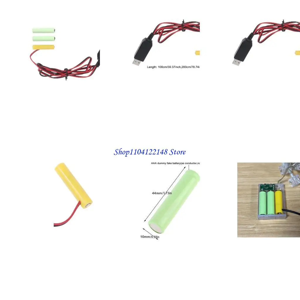 P9FA Батарея elminators USB 5V Замените 3х 1,5 В LR03 AAA Power Battery Power Power