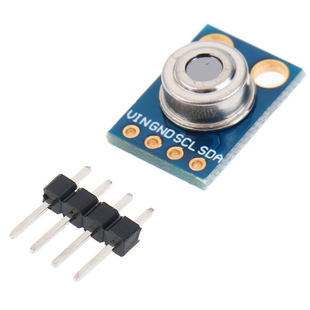 Фото GY-906-BAA бесконтактная инфракрасная температура для Arduino, инфракрасный датчик, модуль температуры IIC, интерфейс I2C, инструмент №4