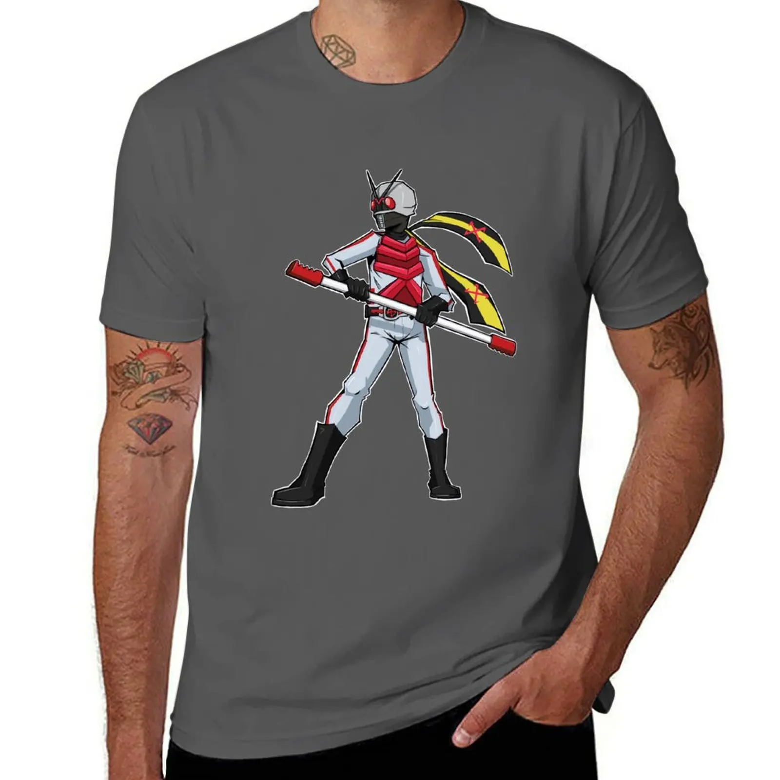 Футболка Kamen Rider X, футболки большого размера, мужские футболки с графикой, мужские футболки с рисунком по индивидуальному заказу