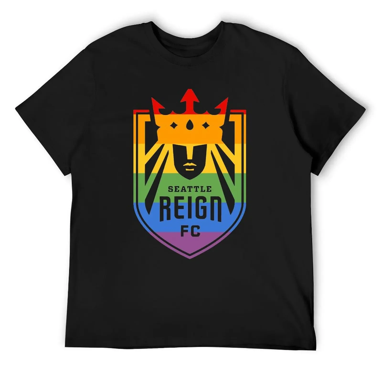 Футболка Seattle Reign FC Pride, топы, винтажная одежда с графикой, корейская модная мужская одежда