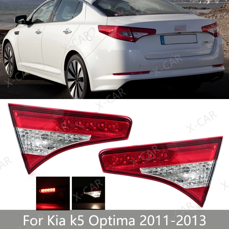 Для Kia Optima K5 2011 2012 2013, задний бампер, задний стоп-сигнал, согревающий сигнальный светильник
