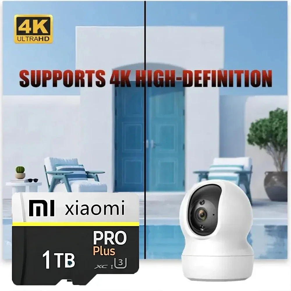 Фото Карта памяти Xiaomi Micro SD, Uitra, высокая скорость, флэш-карта памяти для телефона, 1 ТБ, 128 ГБ, 256 ГБ, MicroSD C10 A1 TF №5