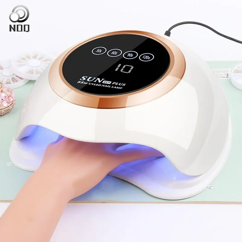 NOQ 30Leds SUN H9 Plus Max60W Светодиодная лампа для ногтей УФ-лампа для ногтей с ЖК-дисплеем Маникюр Сушка Гель-лак Инструменты для дизайна ногтей