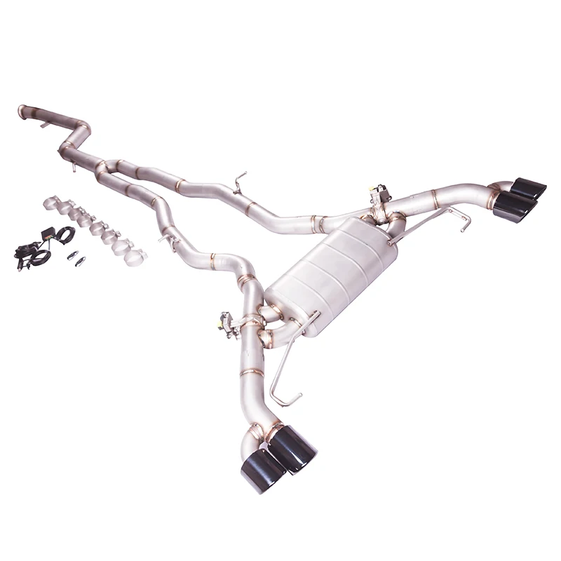 GFC подходит для BMW X3 G01 X4 G02 M40i B58 2018-2024 гг. Высокопроизводительный Catback с клапаном выхлопной системы.