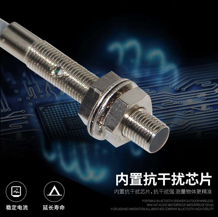 Фото 5 шт. M4 M5 M6 индуктивный датчик приближения 3 провода DC10-30V 500 Гц 100 мА расстояние обнаружения 1 мм NPN/PNP №3