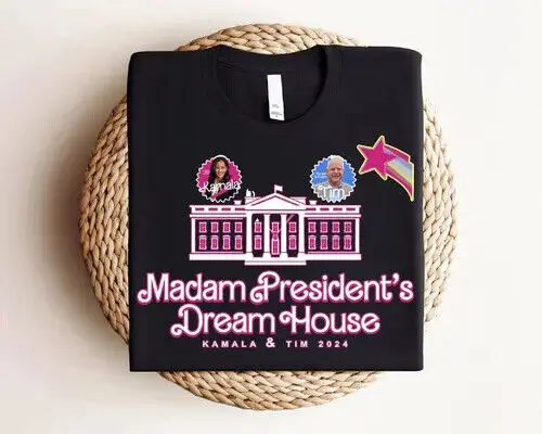 madam dream house shirt, kamalaaa tim 2024 shirt, white house, feminist, vote bl