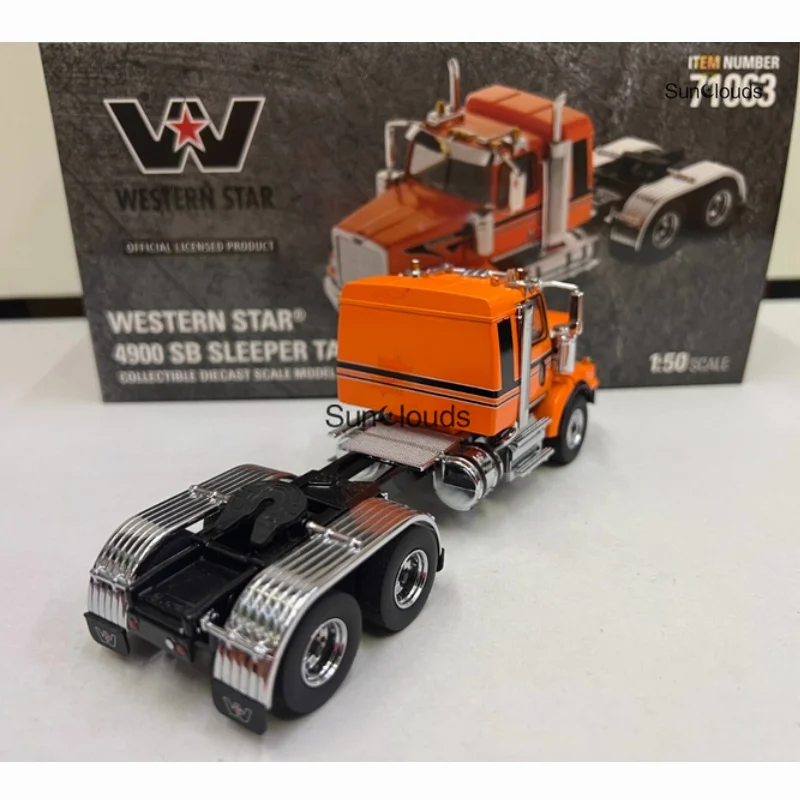 Литой под давлением трактор Masters Western Star 4900 Sb Sleeper Tandem 1:50, металл DM71063