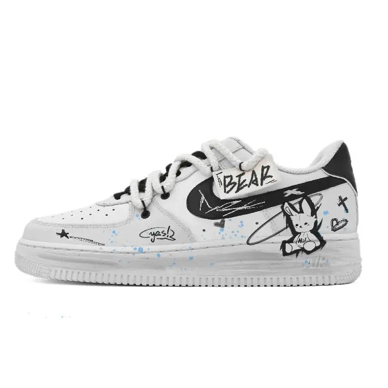 【Настроить】Nike Air Force 1 Обувь для скейтбординга Мужские кроссовки CW2288-111