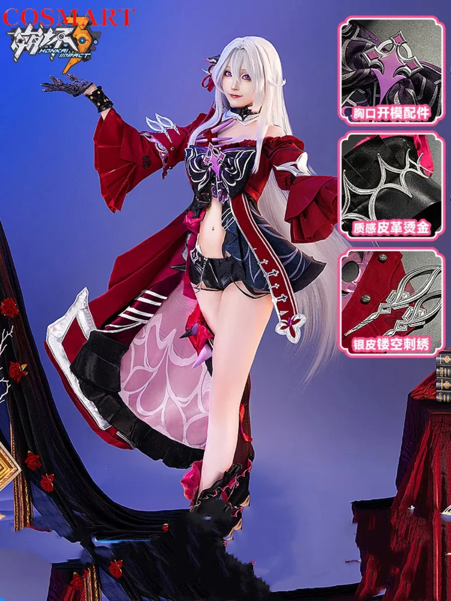 Женский костюм для косплея Honkai Impact 3rd Thelema Nutriscu, костюм для косплея, униформа для игры в искусственном стиле, одежда для ролевых игр