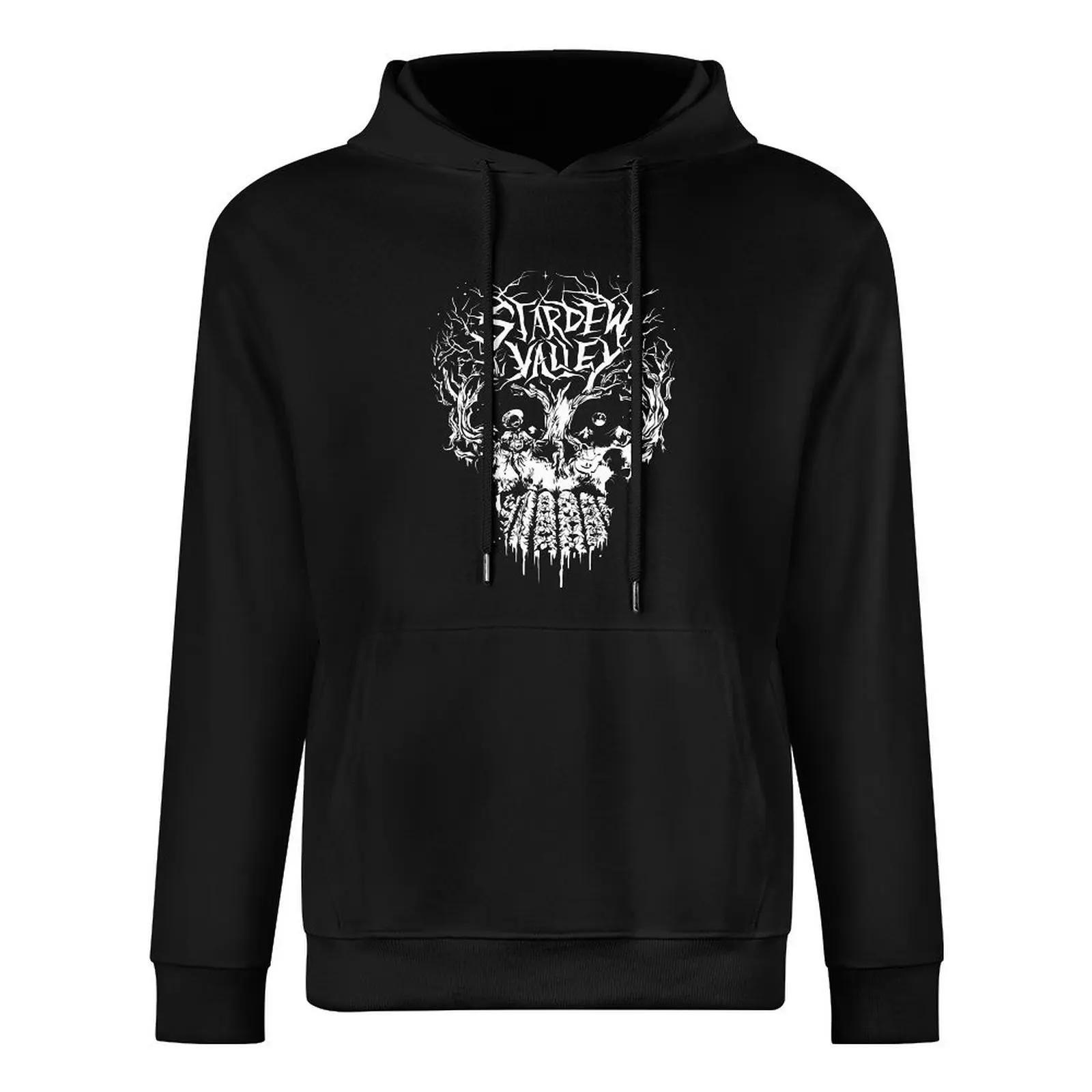 Фото Stardew Valley Merch Skulldew Valley пуловер с капюшоном одежда в стиле аниме осенняя рубашка с капюшоном одежда в корейском стиле мужская толстовка №3