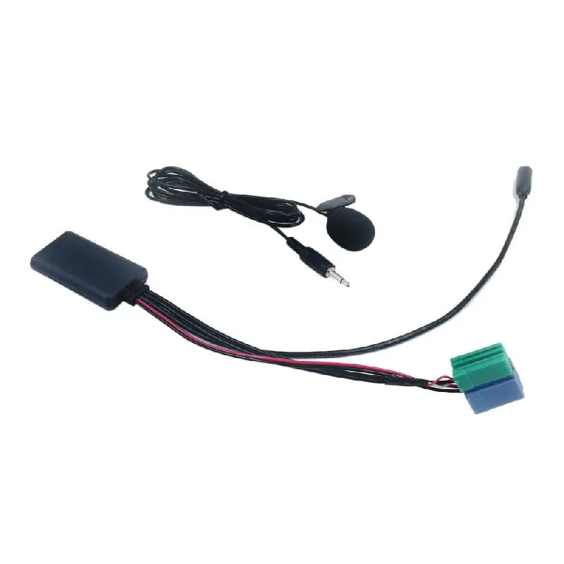 Car Radio Green Blue Mini 6Pin 8Pin Connector Bluetooth-Compatible 5.0 AUX Cable Adapter For 2005-2011 Renault Radio Updatelist (art.: 3920ca273b1e9) - 3920ca273b1e9