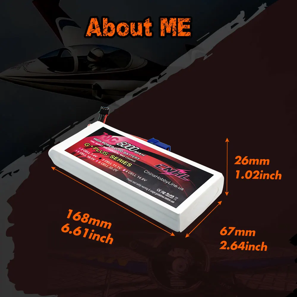 Фото Аккумулятор CNHL Lipo 3S 11,1 В, 6000 мАч, 70C G + PLUS с разъемом EC5 для радиоуправляемого автомобиля, самолета, вертолета, Jet Edf Speedrun, грузовика, лодки, транс... №3