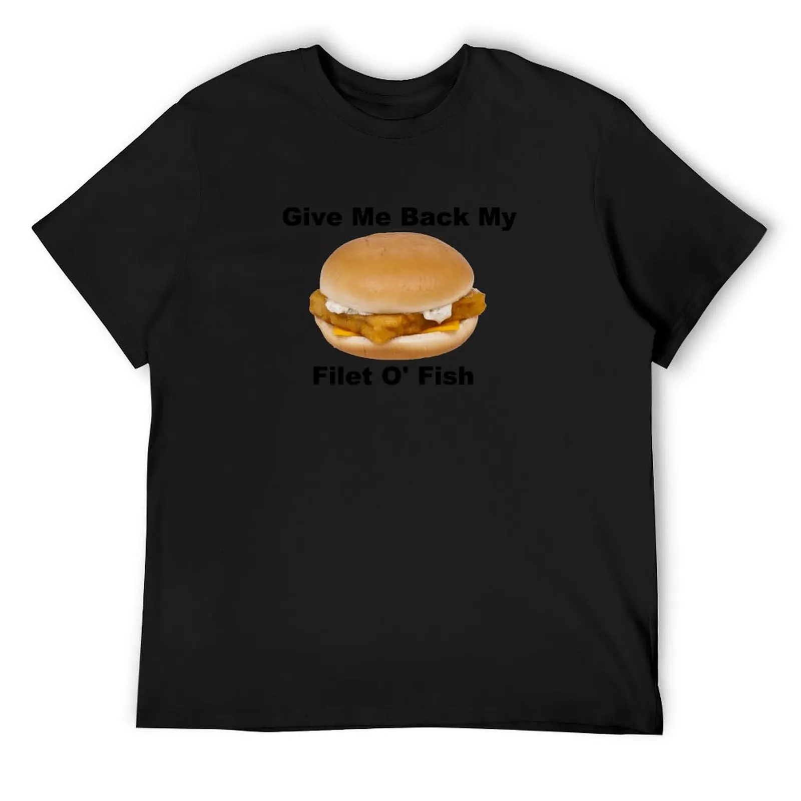 Футболка Filet O' Fish, одежда, футболка с рисунком, винтажная футболка с аниме, мужские рубашки, футболка с рисунком