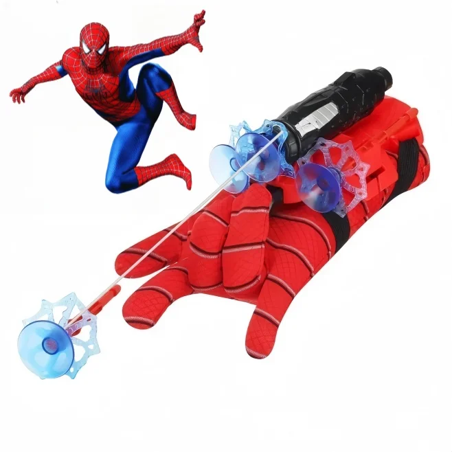 SpiderMans паук шелковая пусковая установка реквизит для косплея вечерние Comic Con детские игрушки мультфильм аниме новые детские милые подарки на день рождения