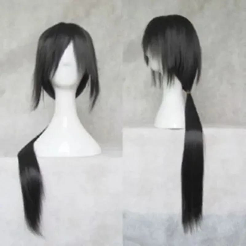 Горячий!!! Новый длинный прямой парик Uchiha Itachi COSPLAY 80 см