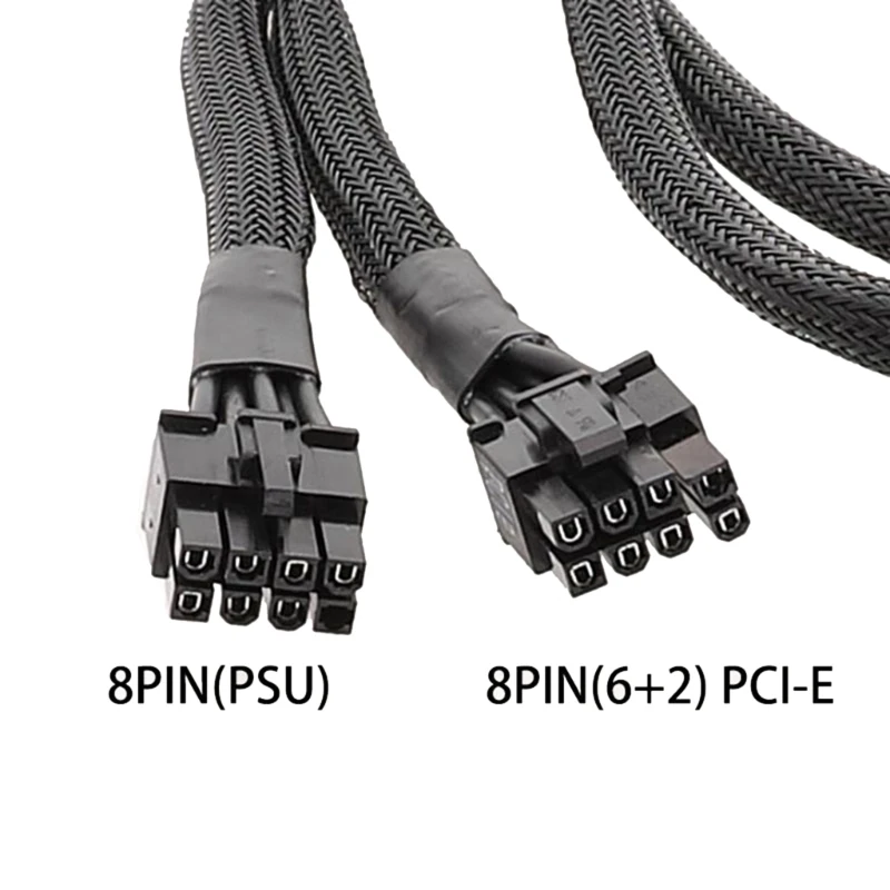 Фото PCI Express GPU 8pin Male к 8Pin 6 + 2P Male Кабель питания графическая карта 8pin шнур питания для AGK750 AGK850 AGT1000 AGS750 №3