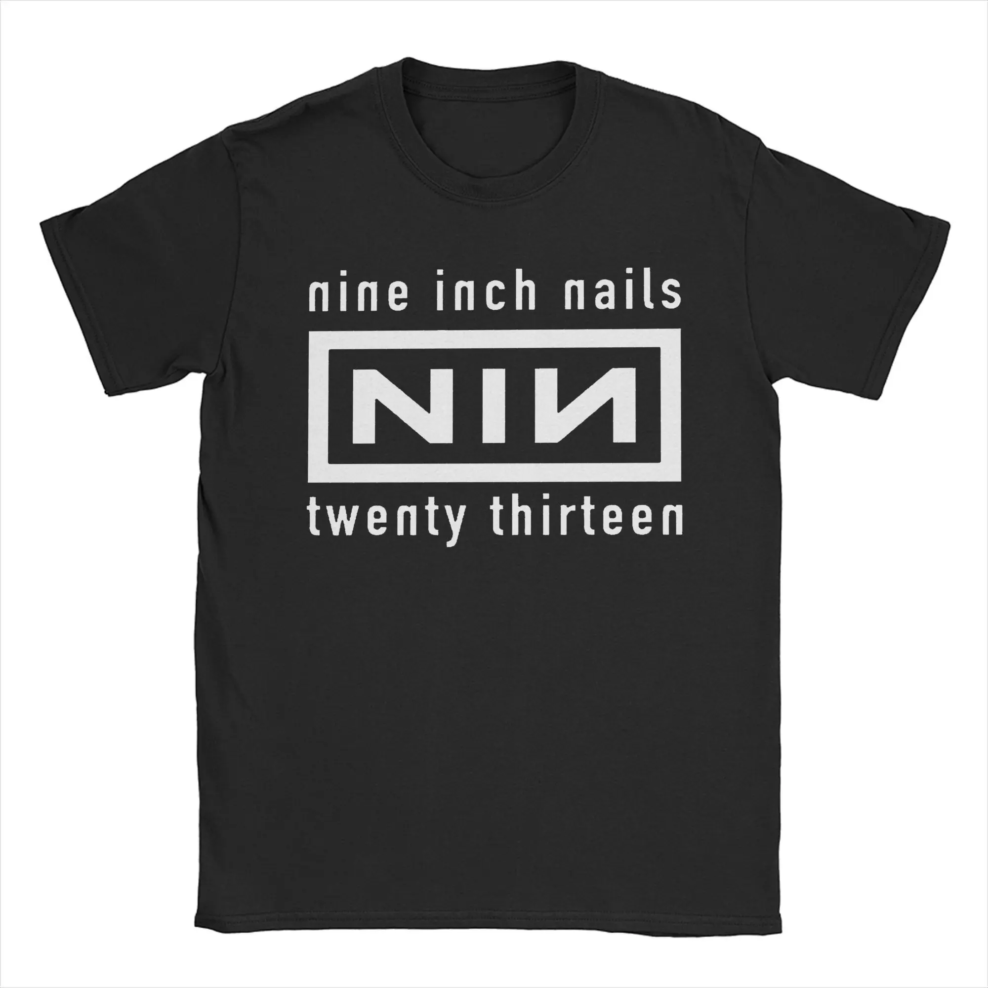 Funny Nine Inch Nails T-Shirts Men O Neck Cotton T Shirt  Short Sleeve Tees Summer Clothes
