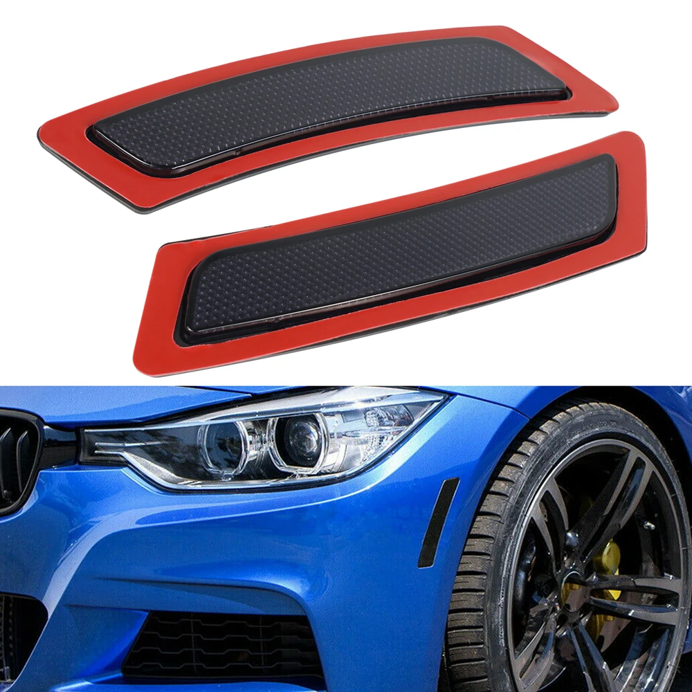 Фото 2 шт. боковые отражатели переднего бампера для BMW F10 5 серии 2011-2016 63147203265 63147203266 №2