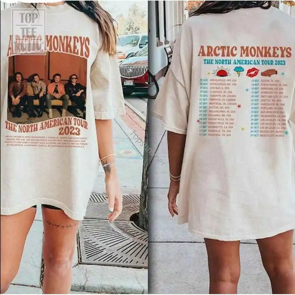 Рубашка Arctics Monkey, рубашка Artic Monkey Tour 2023