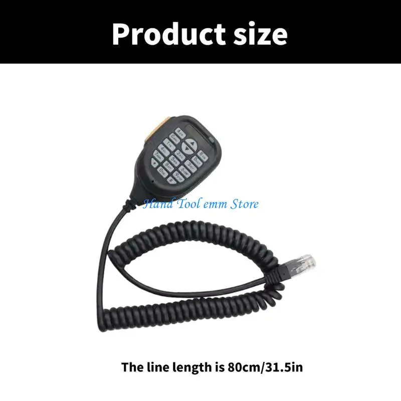 H37F Universal Handheld Microphone усиливает передачу голоса для мобильного трансивера (art.: 3920d0ff7b3cb) - 3920d0ff7b3cb