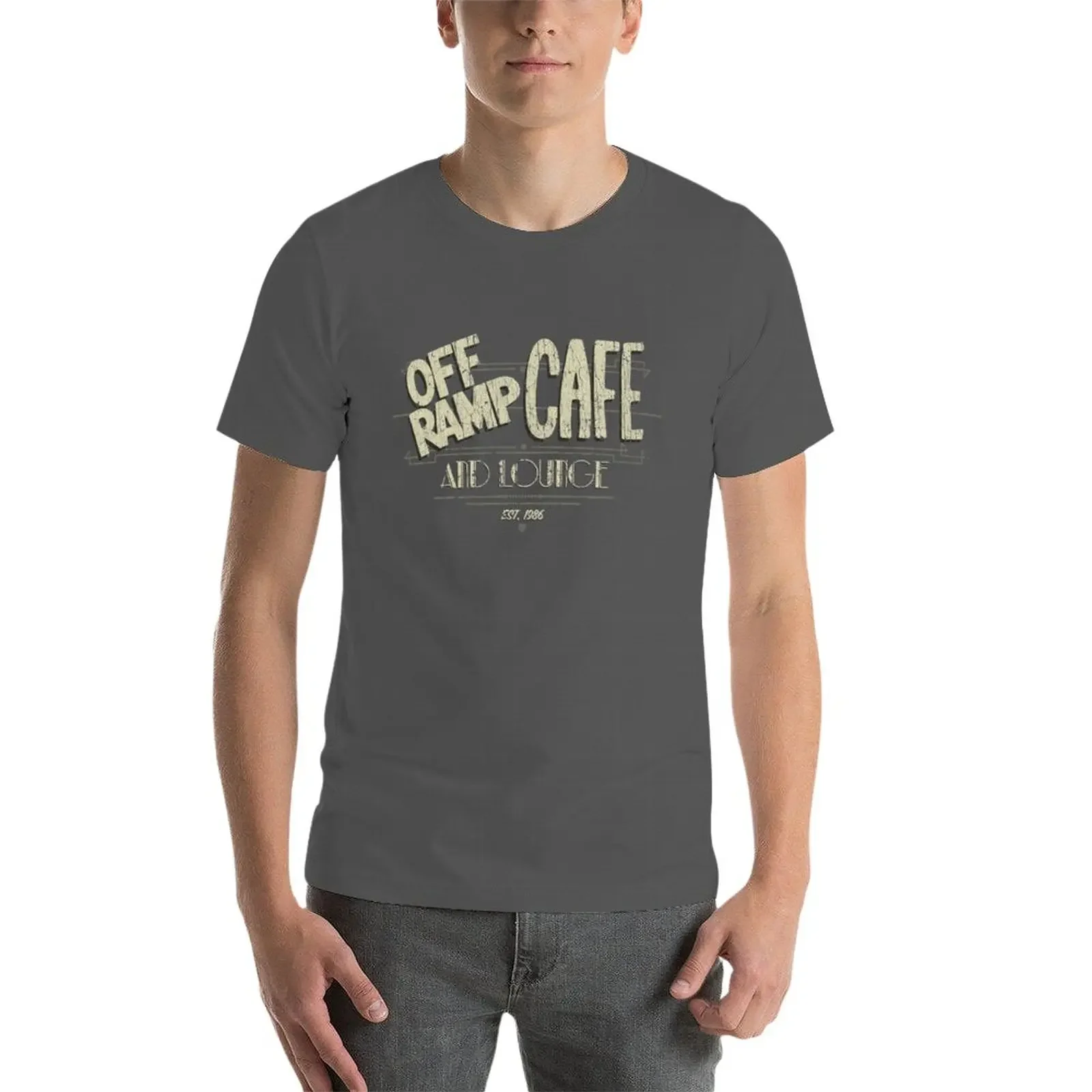 Фото Новая футболка Off Ramp Cafe Seattle, кавайная одежда, футболки для спортивных фанатов, одежда в стиле хиппи, футболки, мужские футболки №3