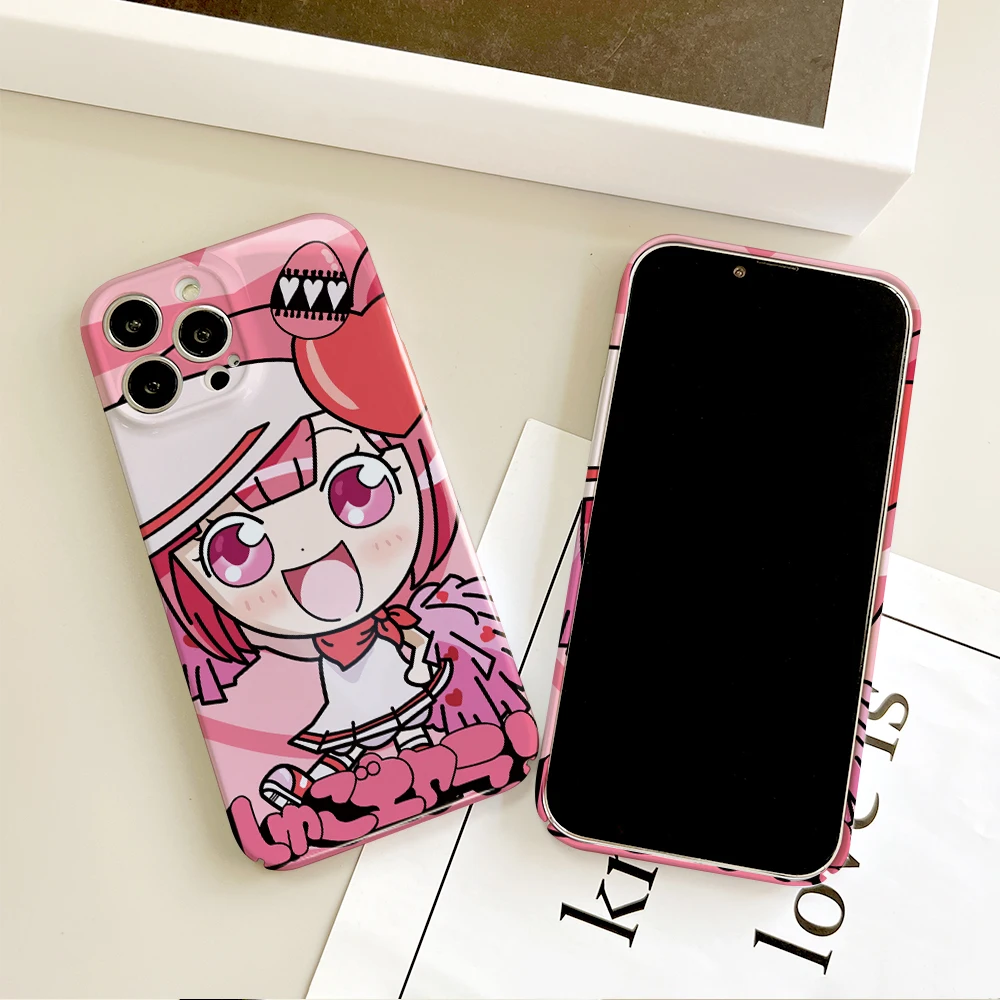 Милый милый чехол для телефона с изображением аниме Шуго Чара для iPhone 16, 15, 14, 13, 12, 11 Plus Pro Max Mini Glossy HD Hard Cover Film Shell