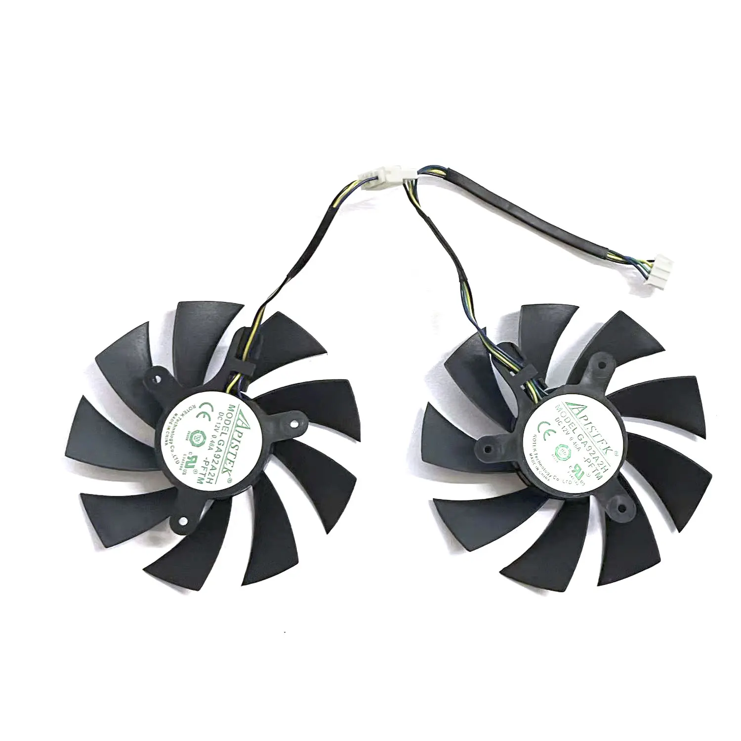 Фото Совершенно новый 87 мм 4PIN GA92A2H DC 12 В 0.35A RTX2060 2070 супер сменный аксессуар для охладителя Zotac GeForce GTX 1660 1660TI №4